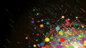 Super High Resolution Colorful Dots Wallpaper