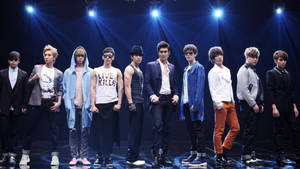 Super Junior Stage Photo Wallpaper