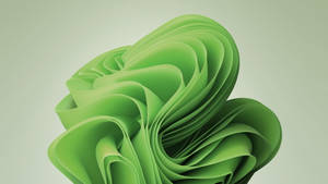 Super Light Green Abstract Shape Wallpaper