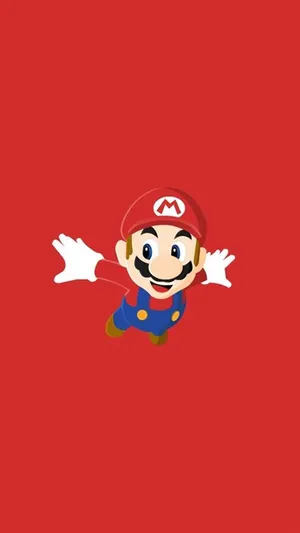 Super Mario Cartoon Iphone Wallpaper
