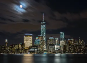 Super Moon Nyc Aesthetic Wallpaper
