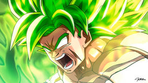 Super Saiyan Broly At Full Power Wallpaper