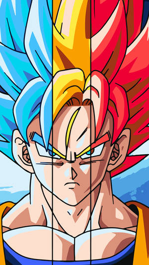 Super Saiyan Goku Unleashing His Power In Dragon Ball Z Wallpaper