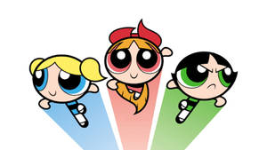 Superhero Cartoon Powerpuff Girls Wallpaper