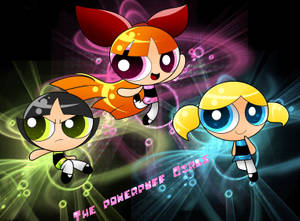 Superhero Sisters Powerpuff Girls Wallpaper