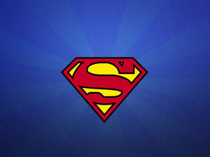 Superman Soars Through The Skies Wallpaper