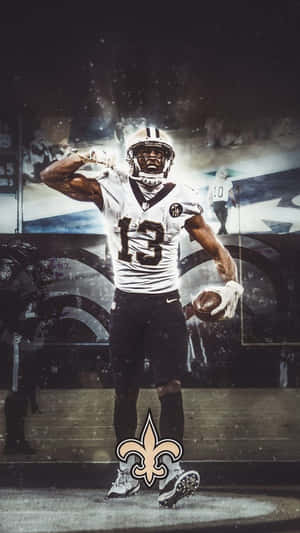 Support The New Orleans Saints During The Nfl Season Wallpaper