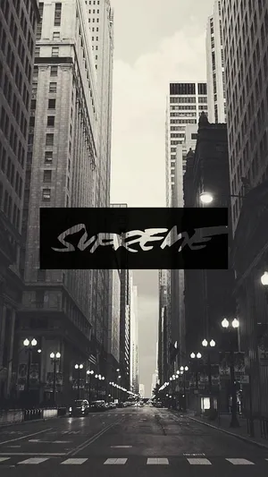 Supreme Aesthetic Empty Wallpaper