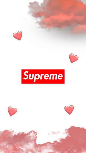 Supreme Aesthetic Hearts Wallpaper