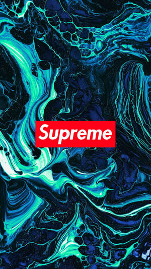 Supreme Aesthetic Metallic Water Wallpaper