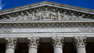 Supreme Court Building Western Facade Wallpaper