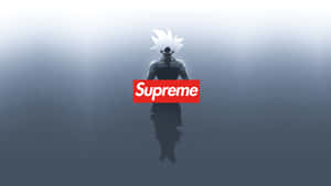 Supreme Drip Son Goku Graphic Art Wallpaper