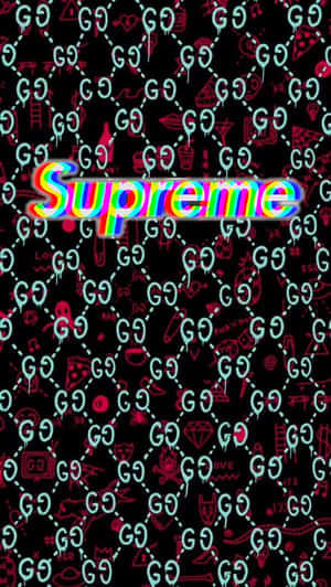 Supreme Gucci: An Iconic Fashion Collaboration Wallpaper
