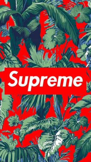 Supreme Logo 1080 X 1920 Wallpaper