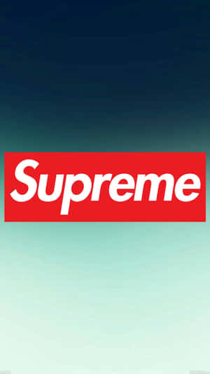 Supreme Logo 1107 X 1965 Wallpaper