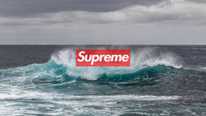 Supreme Ocean Laptop Wallpaper