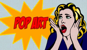 Surprised Comic Pop Art Wallpaper