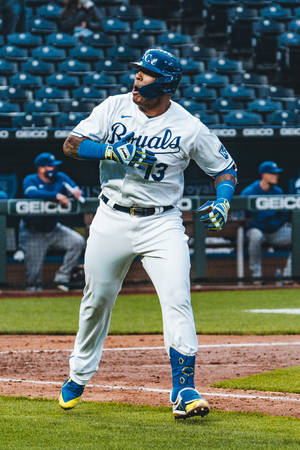 Surprised Salvador Perez Wallpaper