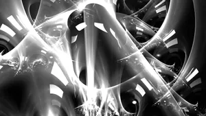 Surreal 3d White Abstract Wallpaper