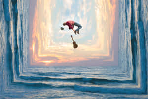 Surreal Beach Portal Jump.jpg Wallpaper