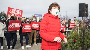 Susan Collins Red Campaign Wallpaper