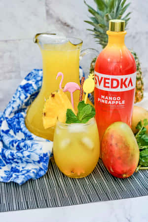 Svedka Mango Pineapple Flavored Vodka Wallpaper