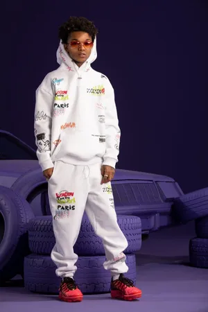 Swae Lee With Purple Car Wallpaper