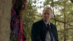 Swedish Actor Stellan Skarsgard In Tv Series 'river' Wallpaper