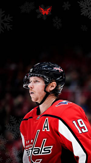 Swedish Ice Hockey Player Nicklas Backstrom Number 19 Wallpaper