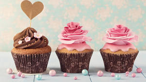 Sweet Cupcakes Full 4k Wallpaper