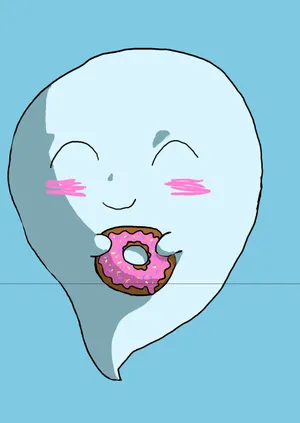 Sweet Little Ghost Wallpaper