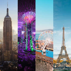 Sweet Love In Paris Wallpaper