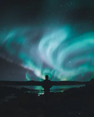Swirl Of Northern Lights Hd Wallpaper