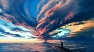 Swirling Clouds Hd Design Wallpaper