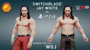 Switchblade Jay White Wwe 2k19 Wallpaper