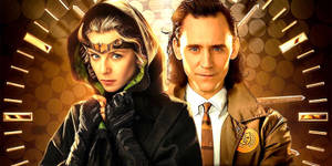 Sylvie And Loki Mcu Poster Wallpaper