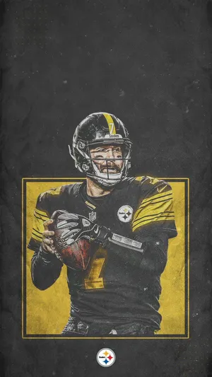 T.j. Watt Sticker Printed On A Cloth Wallpaper