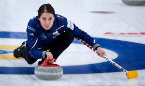 Tabitha Peterson Curling Athlete Wallpaper