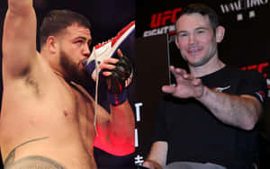 Tai Tuivasa Ufc Shoey Forrest Griffin Wallpaper