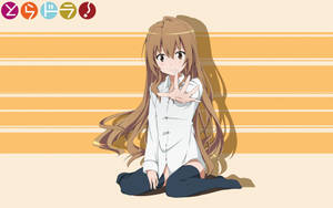 Taiga Aisaka Of Anime Series 'toradora' Wallpaper