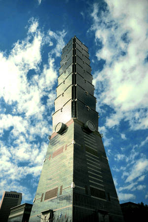 Taipei 101 Low-angle Shot Wallpaper