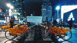 Taipei Xinyi Bike Stand Wallpaper