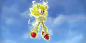 Take A Dip With Sonic The Hedgehog In This Epic Underwater Adventure Wallpaper