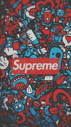 Take A Dive Into The World Of Supreme Drip Wallpaper