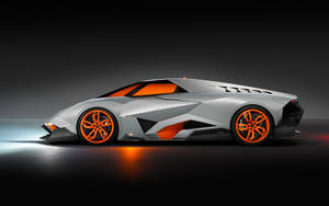 Take A Look At The Unique Design Of The Lamborghini Egoista Wallpaper