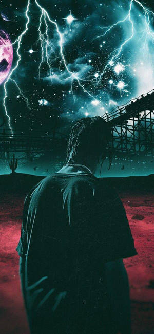 Take A Magical Ride On Astroworld With Travis Scott Wallpaper