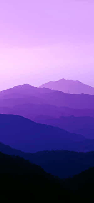 Take In The Beautiful Blue And Purple Hues Of A Stunning Sunset Wallpaper