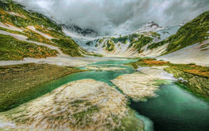 Take In The Excellent Mountain View From Your Window Wallpaper