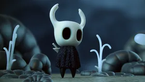 Take On The Darkest Night With The Hollow Knight Wallpaper