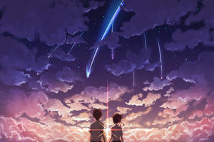 Taki & Mitsuha Kimi No Na Wa Wallpaper